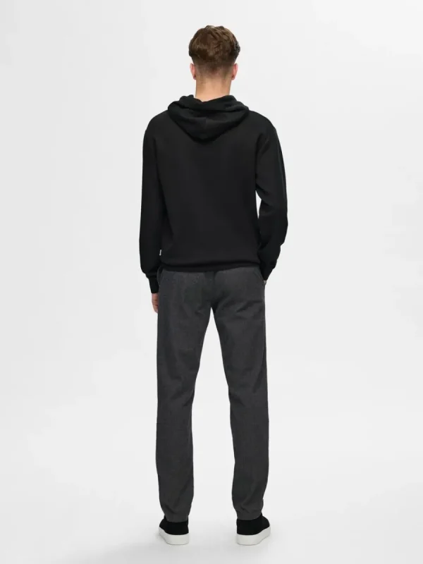 SELECTED AVSLAPPNAD HOODIE Black Cheap