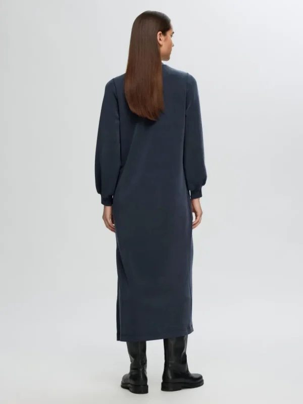 SELECTED AVSLAPPNAD MAXIKLÄNNING Blue Flash Sale