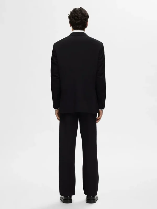 SELECTED AVSLAPPNAD PASSFORM DUBBELKNÄPPT KAVAJ Black Flash Sale