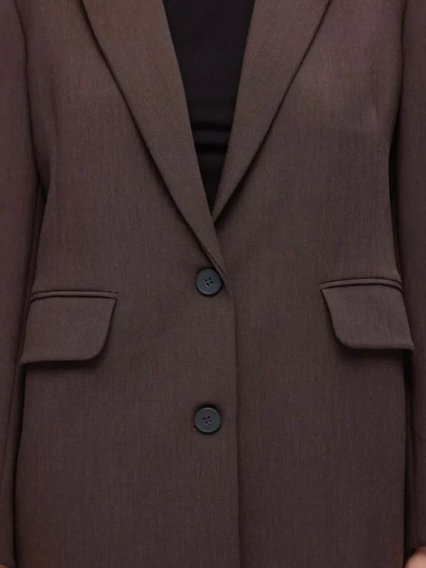 SELECTED AVSLAPPNAD PASSFORM KAVAJ Brown Flash Sale