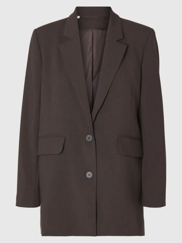 SELECTED AVSLAPPNAD PASSFORM KAVAJ Brown Flash Sale