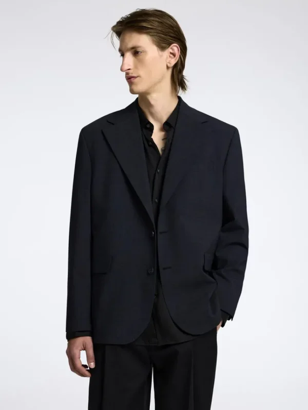 SELECTED AVSLAPPNAD PASSFORM SATINSKJORTA Black New