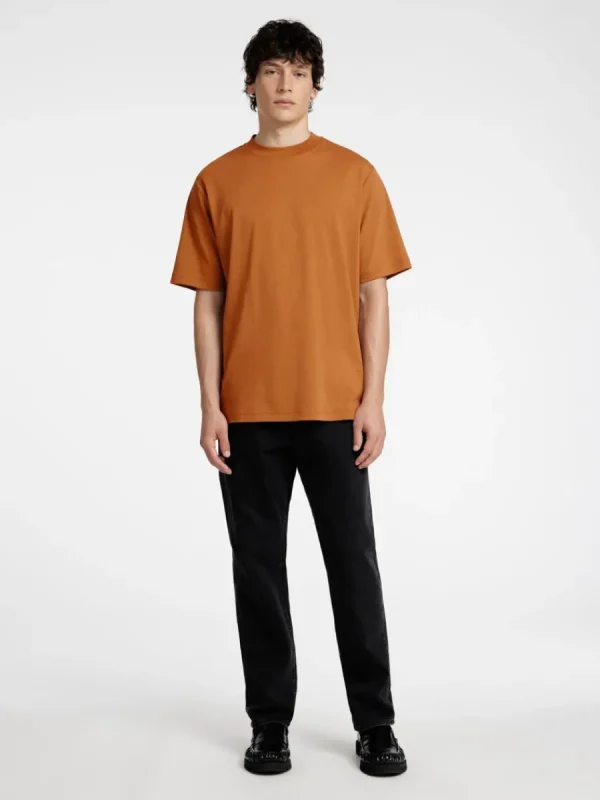 SELECTED AVSLAPPNAD PASSFORM T-SHIRT Orange Sale