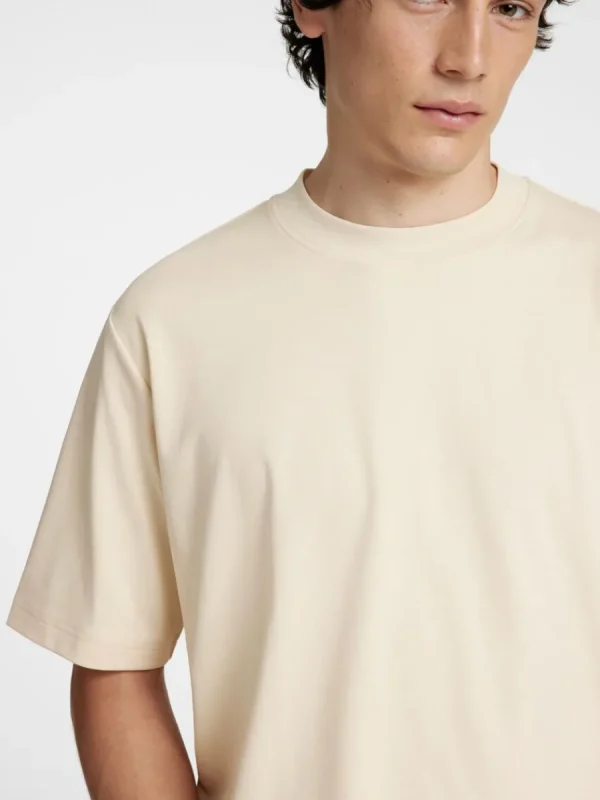 SELECTED AVSLAPPNAD PASSFORM T-SHIRT Beige Best Sale