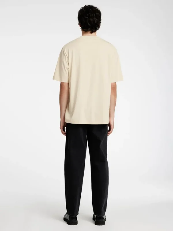 SELECTED AVSLAPPNAD PASSFORM T-SHIRT Beige Best Sale