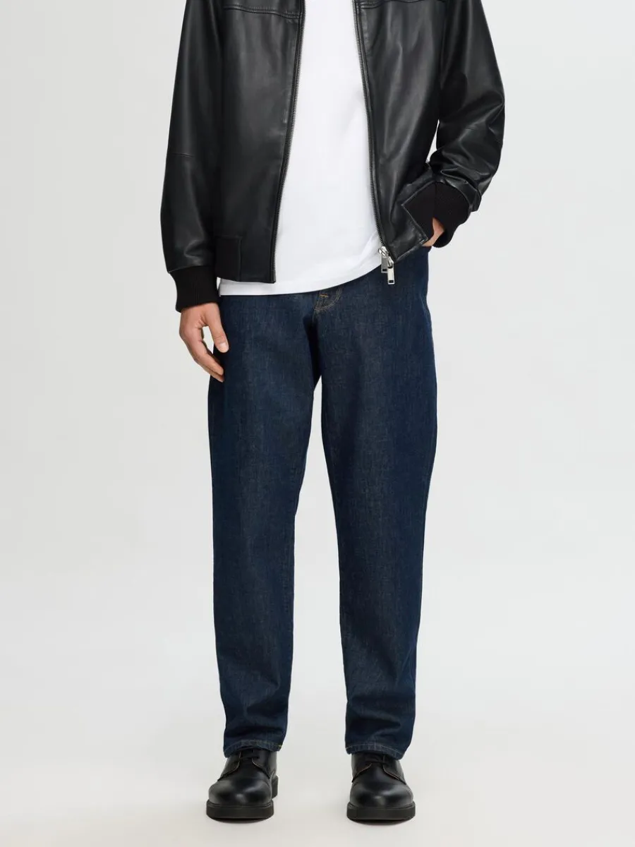 avsmalnande_jeans_med_no_0.webp SELECTED 190 AVSMALNANDE JEANS MED NORMAL PASSFORM Blue Best Sale