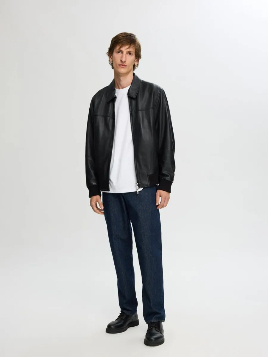 avsmalnande_jeans_med_no_3.webp SELECTED 190 AVSMALNANDE JEANS MED NORMAL PASSFORM Blue Best Sale