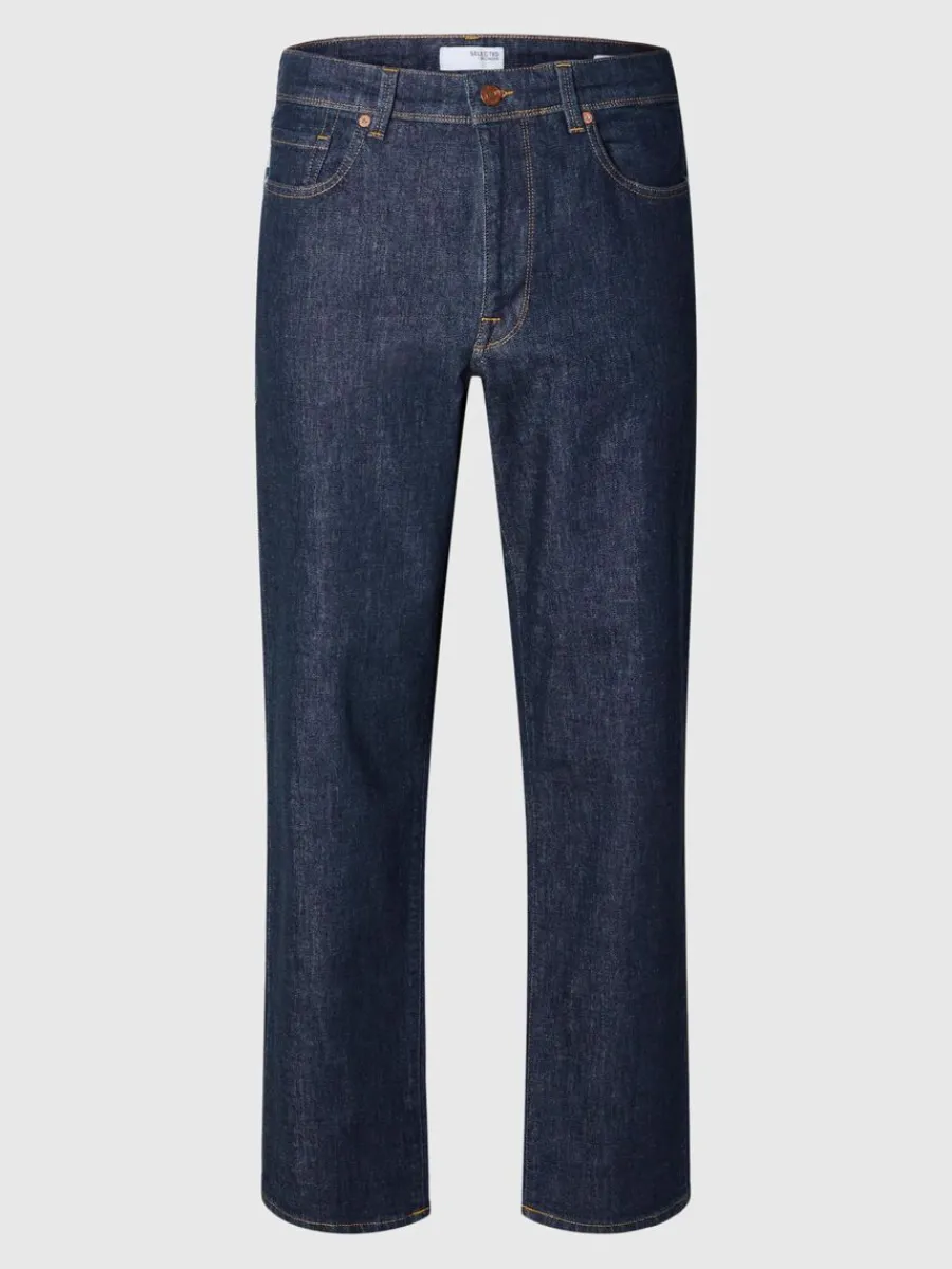 avsmalnande_jeans_med_no_4.webp SELECTED 190 AVSMALNANDE JEANS MED NORMAL PASSFORM Blue Best Sale
