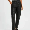 SELECTED AVSMALNANDE LÄDERBYXOR Black New