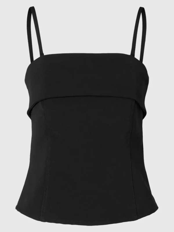 SELECTED AXELBANDSLÖS TOPP Black Best Sale