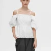 SELECTED BARAXLAD TOPP White Fashion
