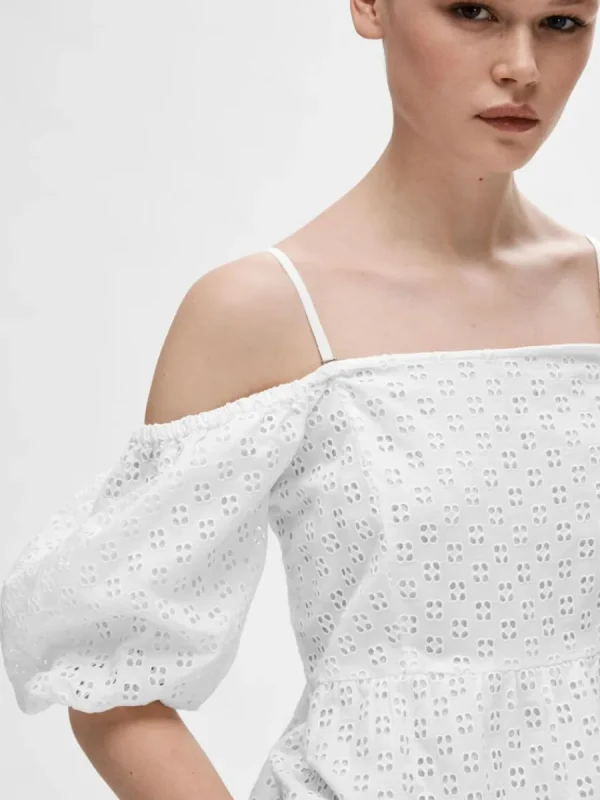 SELECTED BARAXLAD TOPP White Fashion