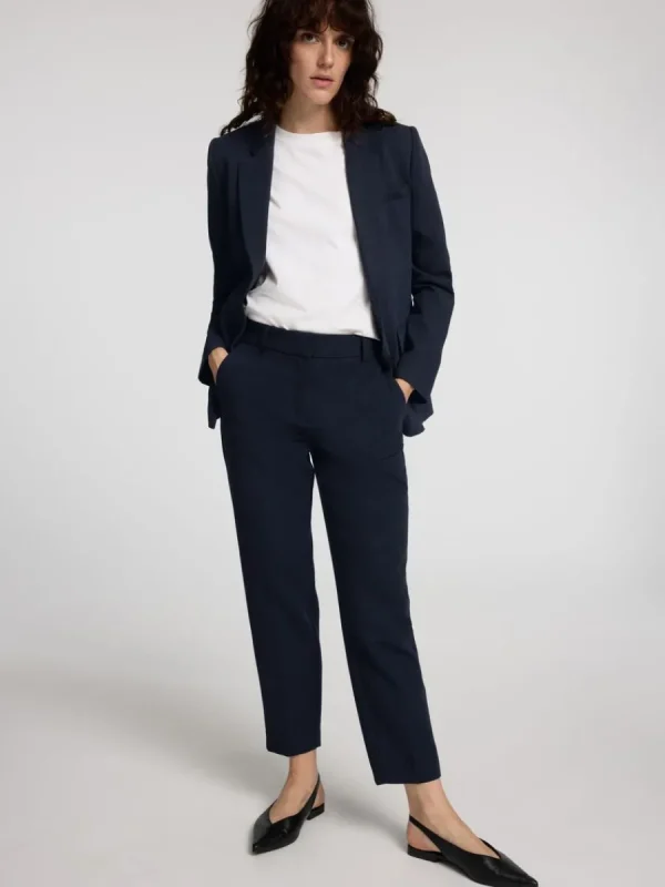 SELECTED BESKURNA AVSMALNANDE BYXOR Blue Shop