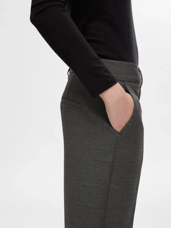 SELECTED BESKURNA AVSMALNANDE BYXOR Grey Hot