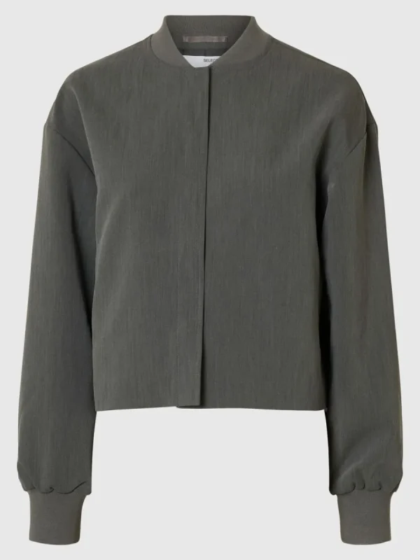 SELECTED BESKURNA BOMBERJACKA Grey New