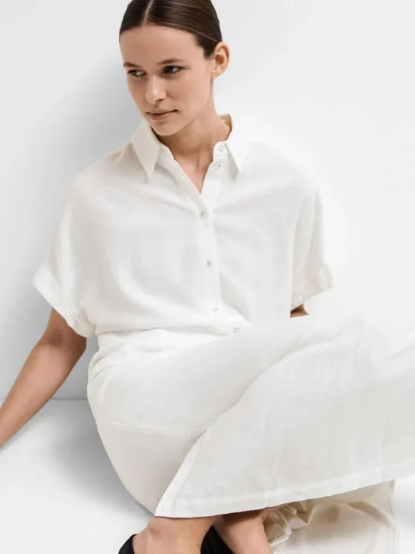 SELECTED BESKURNA KORTÄRMAD SKJORTA White Shop