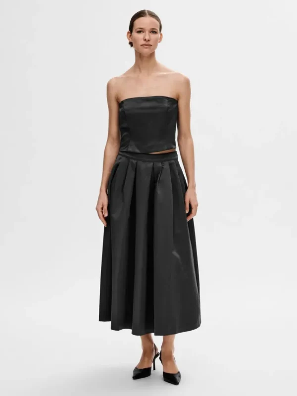 SELECTED BESKURNA TUBTOPP Black Clearance