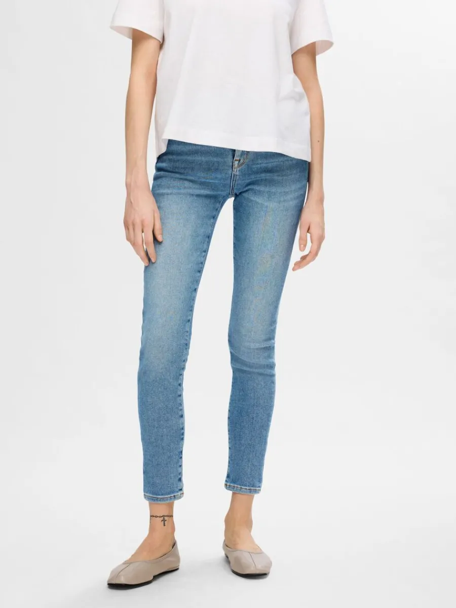 blekt_skinny_fitjeans_0.webp SELECTED BLEKT SKINNY FIT-JEANS Blue Sale