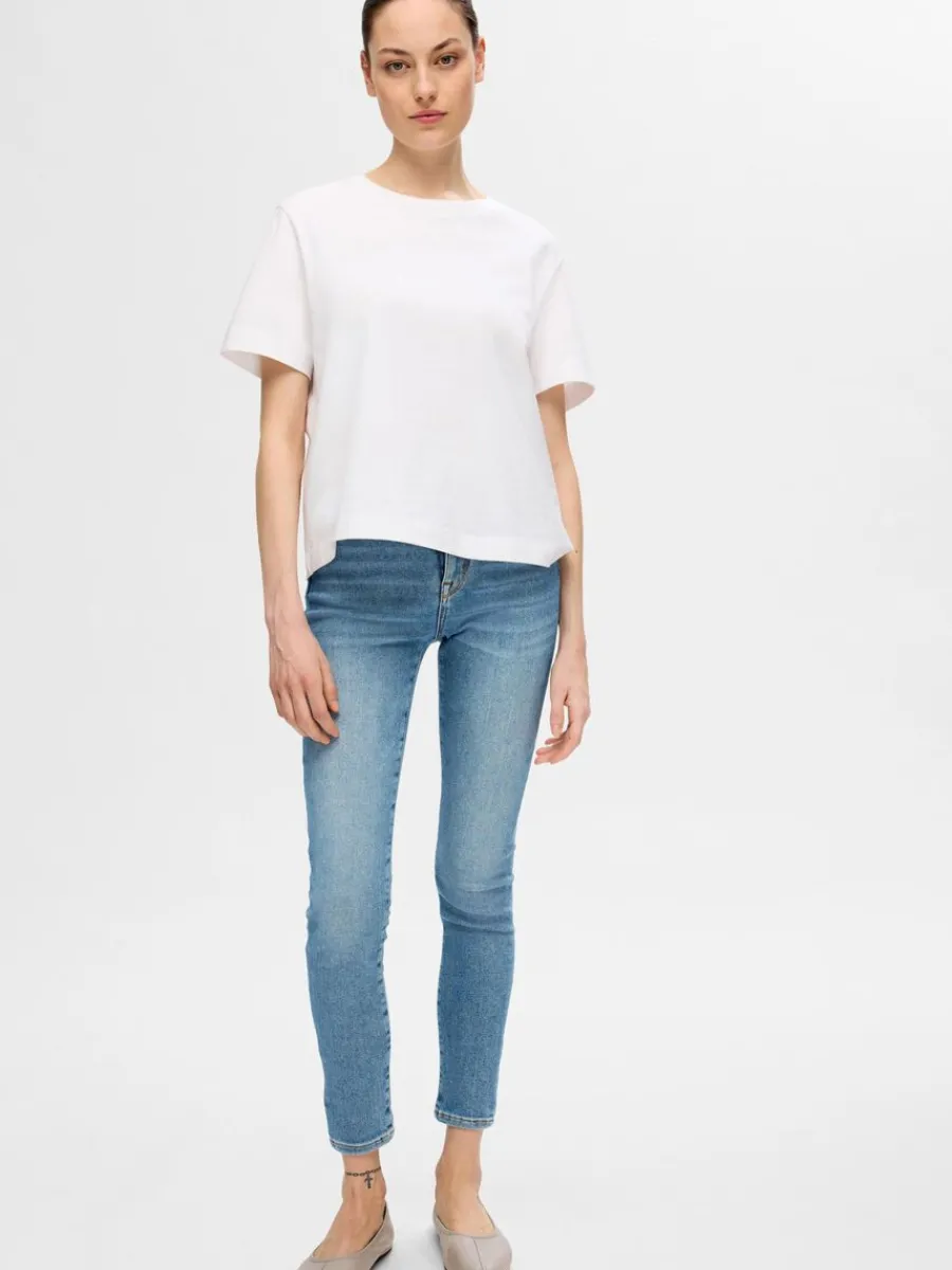 blekt_skinny_fitjeans_2.webp SELECTED BLEKT SKINNY FIT-JEANS Blue Sale