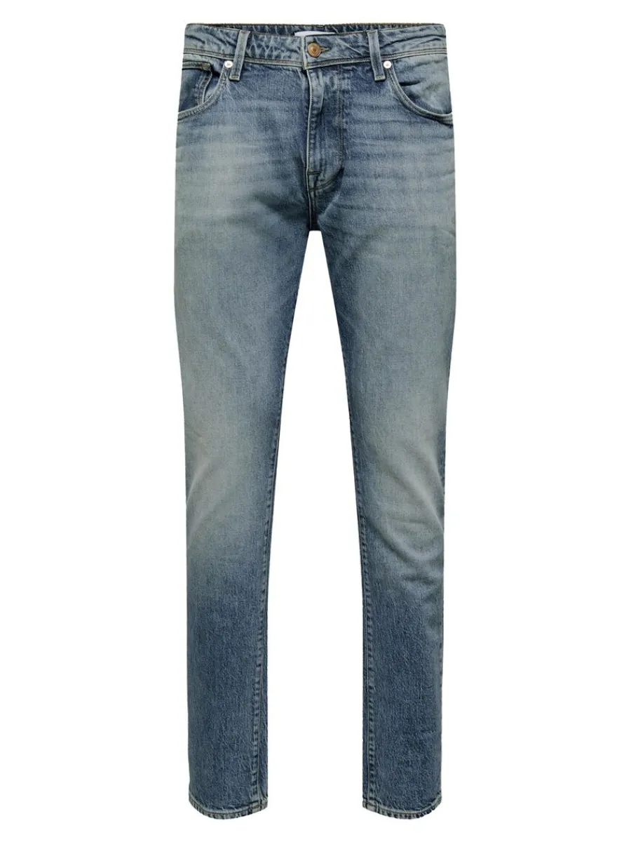 blekt_slim_fitjeans_4.webp SELECTED BLEKT SLIM FIT-JEANS Blue Flash Sale
