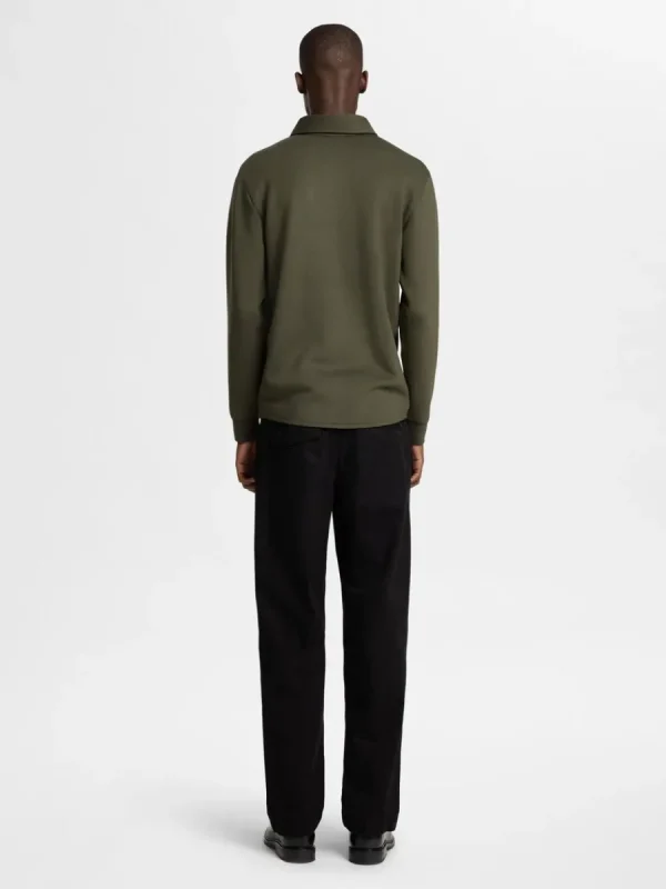 SELECTED BLIXTLÅSFÖRSEDD KOFTA Green Sale