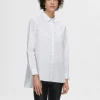 SELECTED BLIXTLÅSFÖRSEDD SKJORTA White Best Sale