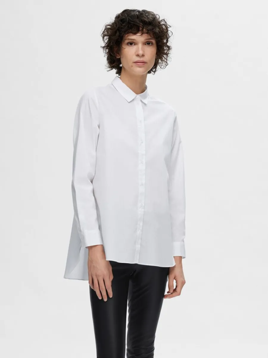 blixtlsfrsedd_skjorta_0.webp SELECTED BLIXTLÅSFÖRSEDD SKJORTA White Best Sale