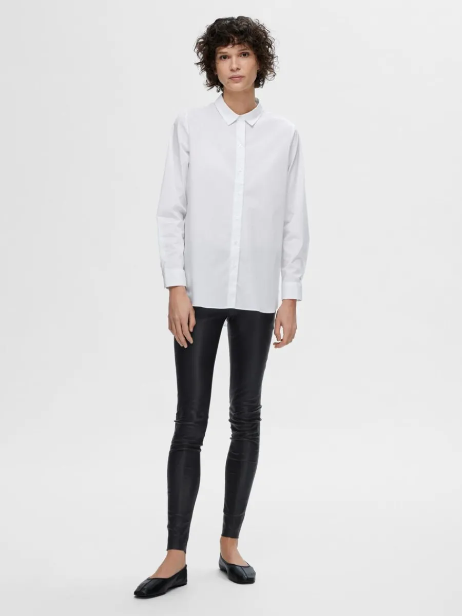 blixtlsfrsedd_skjorta_1.webp SELECTED BLIXTLÅSFÖRSEDD SKJORTA White Best Sale