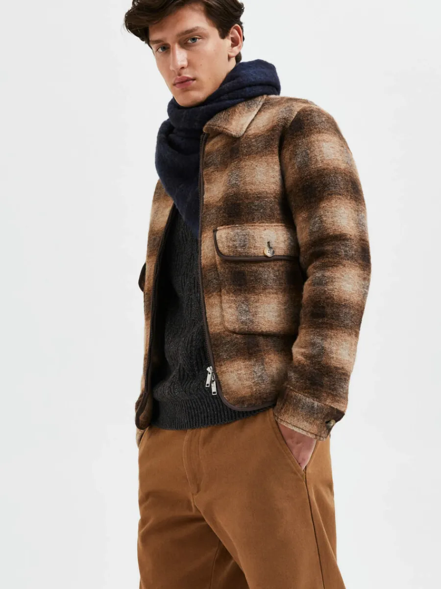 blixtlsstngning_jacka_3.webp SELECTED BLIXTLÅSSTÄNGNING JACKA Brown Online