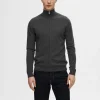 SELECTED BLIXTLÅSSTÄNGNING KOFTA Grey Sale