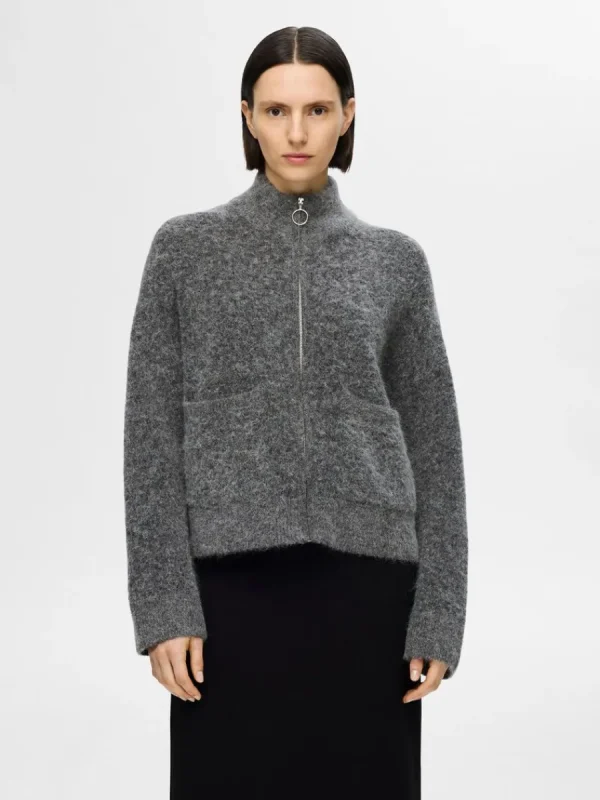 SELECTED BLIXTLÅSSTÄNGNING KOFTA Grey Flash Sale
