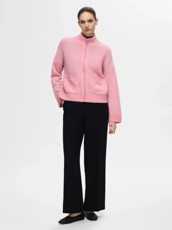 SELECTED BLIXTLÅSSTÄNGNING KOFTA Pink Clearance