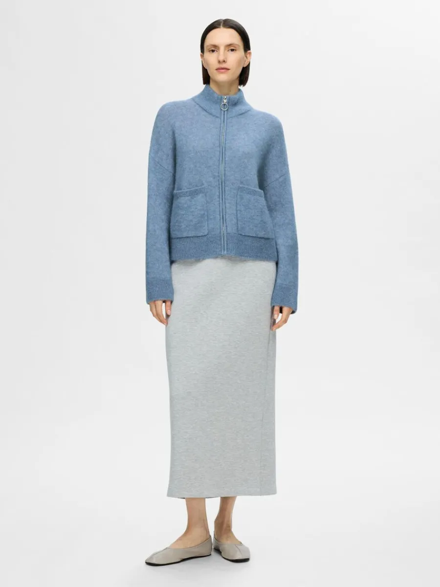 blixtlsstngning_kofta_1-4.webp SELECTED BLIXTLÅSSTÄNGNING KOFTA Blue Best Sale