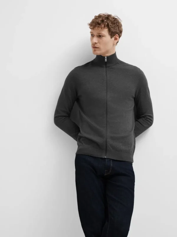 SELECTED BLIXTLÅSSTÄNGNING KOFTA Grey Sale