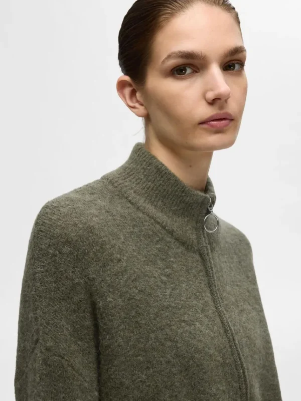 SELECTED BLIXTLÅSSTÄNGNING KOFTA Green Sale