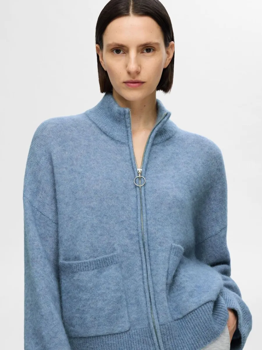 blixtlsstngning_kofta_2-4.webp SELECTED BLIXTLÅSSTÄNGNING KOFTA Blue Best Sale