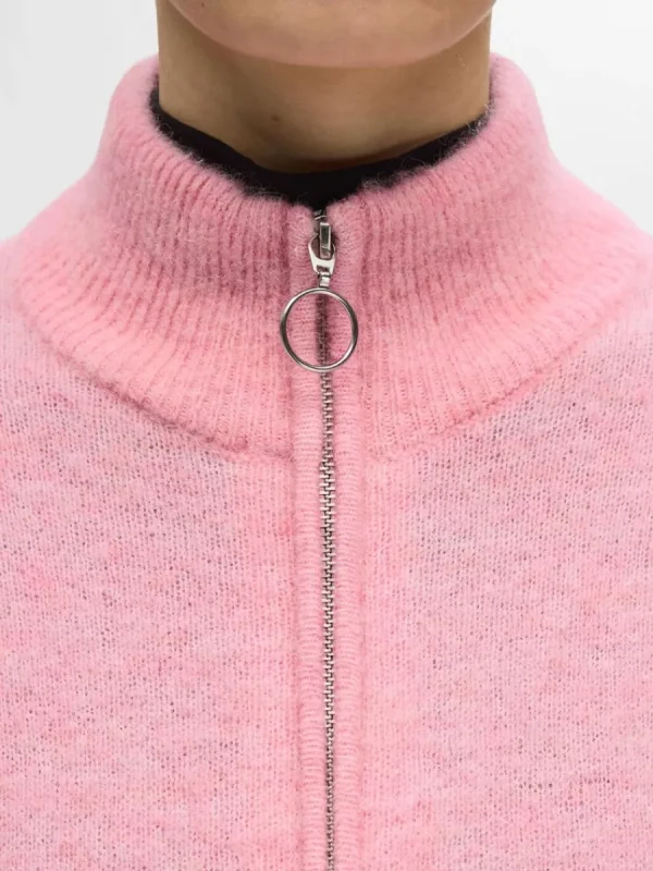 SELECTED BLIXTLÅSSTÄNGNING KOFTA Pink Clearance