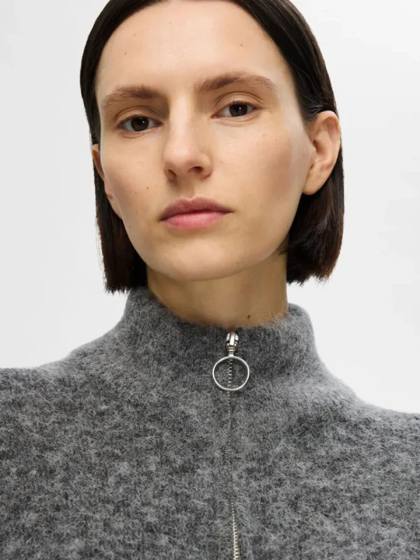 SELECTED BLIXTLÅSSTÄNGNING KOFTA Grey Flash Sale
