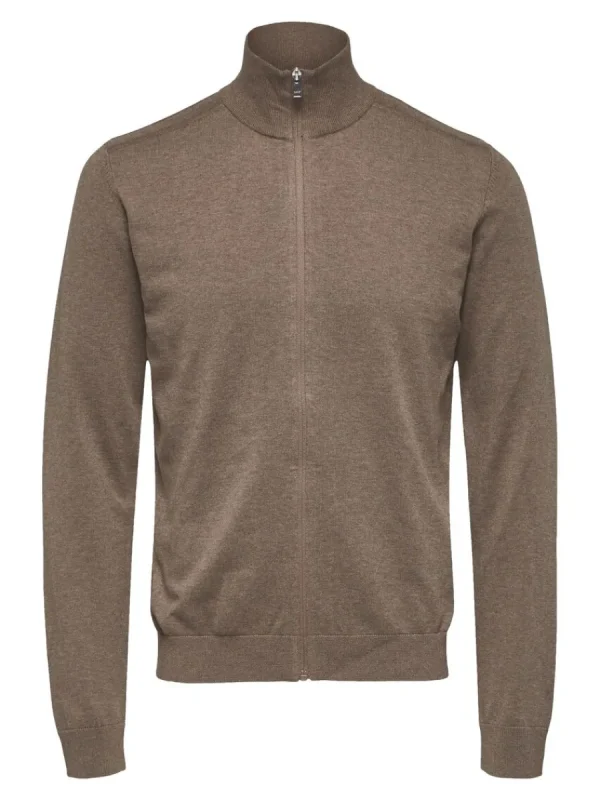 SELECTED BLIXTLÅSSTÄNGNING KOFTA Brown Outlet