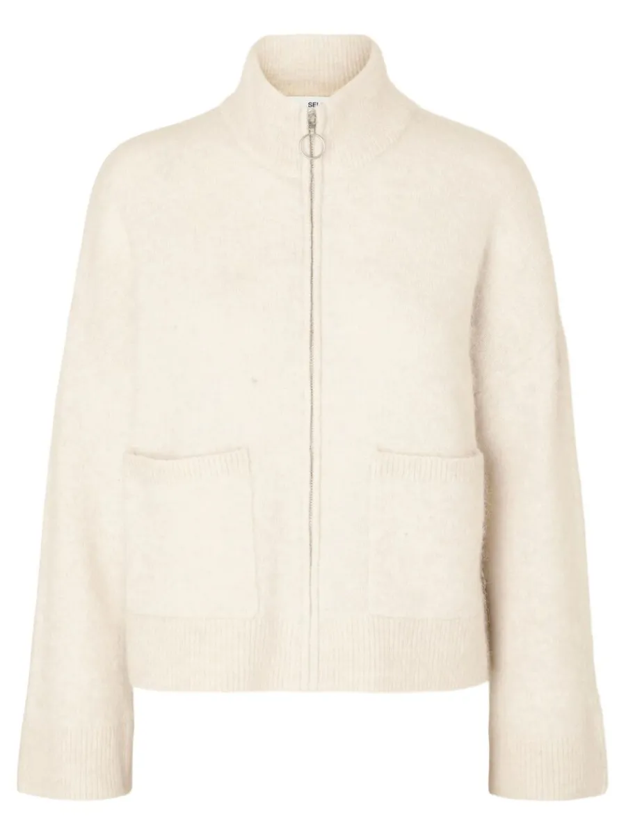 blixtlsstngning_kofta_5-1.webp SELECTED BLIXTLÅSSTÄNGNING KOFTA Beige Outlet
