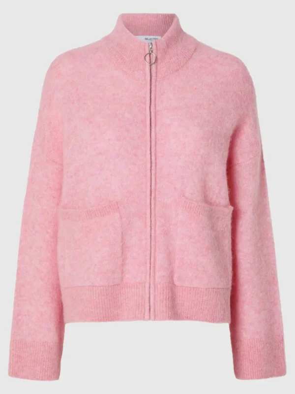 SELECTED BLIXTLÅSSTÄNGNING KOFTA Pink Clearance