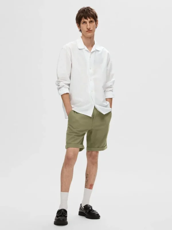 SELECTED BOMULL FLEX SHORTS Green Fashion