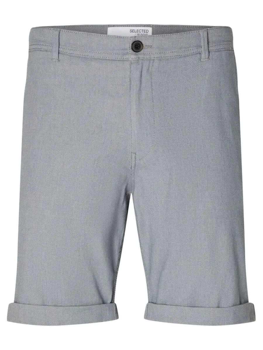 bomull_flex_shorts_4-2.webp SELECTED BOMULL FLEX SHORTS Blue Online