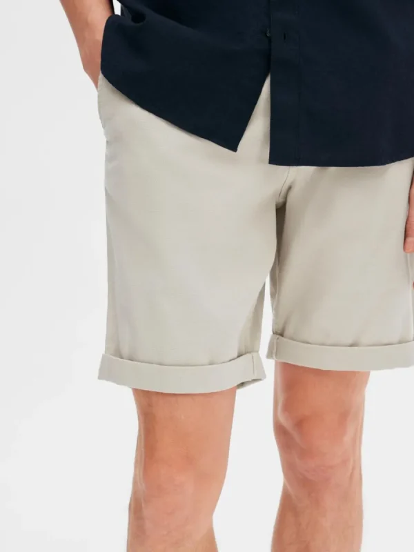 SELECTED BOMULL FLEX SHORTS Beige Discount