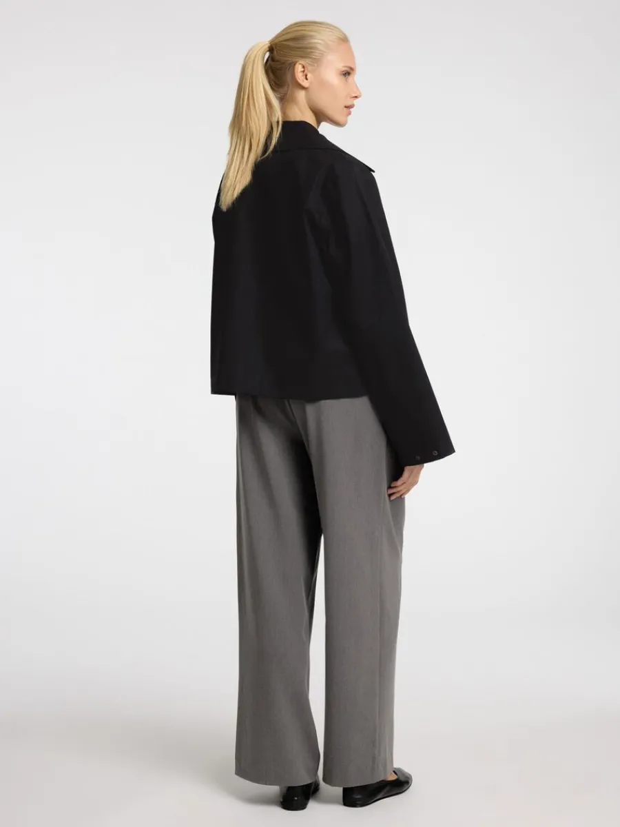bomull_kort_jacka_4.webp SELECTED 100% BOMULL KORT JACKA Black Store