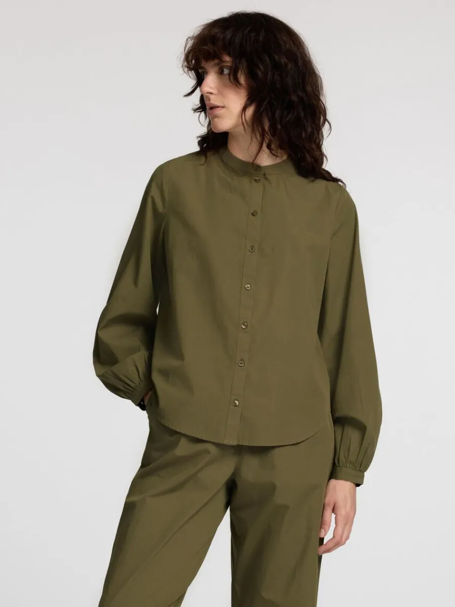 bomull_lngrmad_skjorta_0.webp SELECTED 100% BOMULL LÅNGÄRMAD SKJORTA Green Cheap