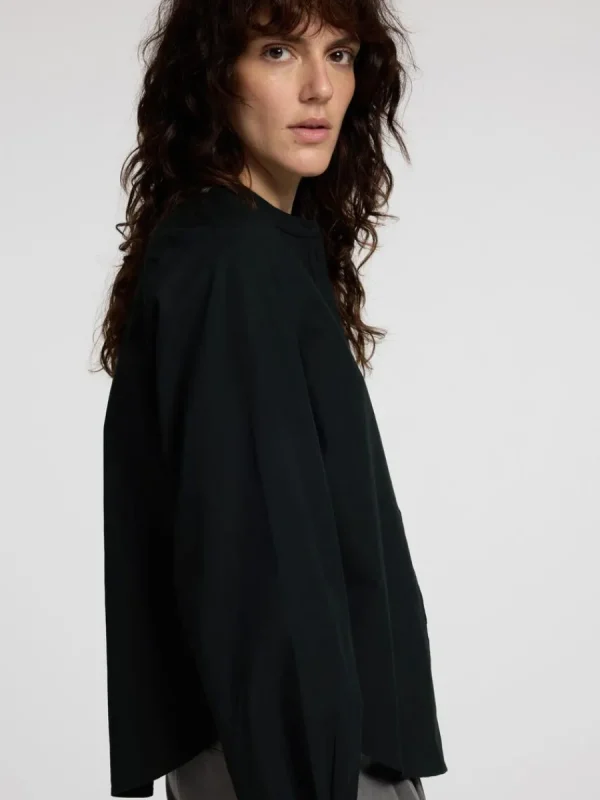 SELECTED 100% BOMULL LÅNGÄRMAD SKJORTA Black Shop
