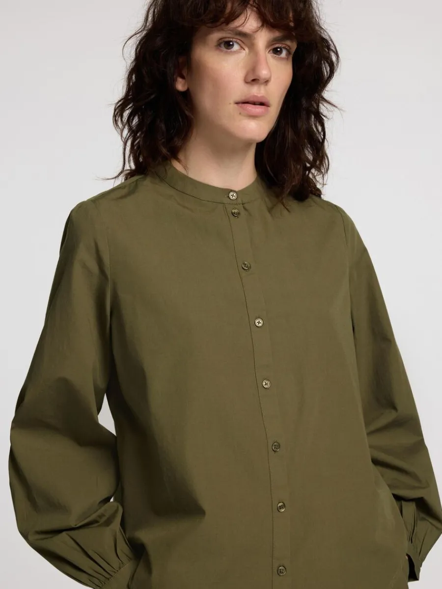 bomull_lngrmad_skjorta_3.webp SELECTED 100% BOMULL LÅNGÄRMAD SKJORTA Green Cheap