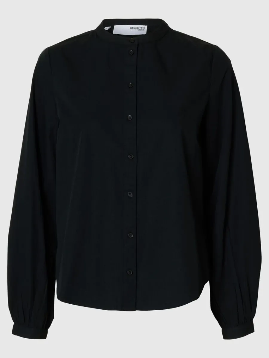 bomull_lngrmad_skjorta_5-2.webp SELECTED 100% BOMULL LÅNGÄRMAD SKJORTA Black Shop