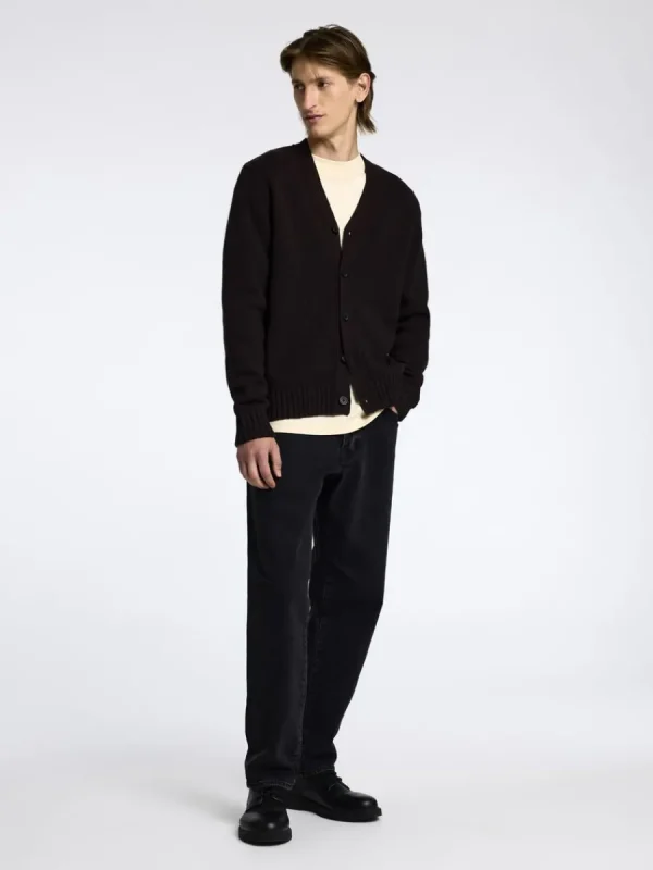 SELECTED 100% BOMULL LÅNGÄRMAD TOPP Beige Store